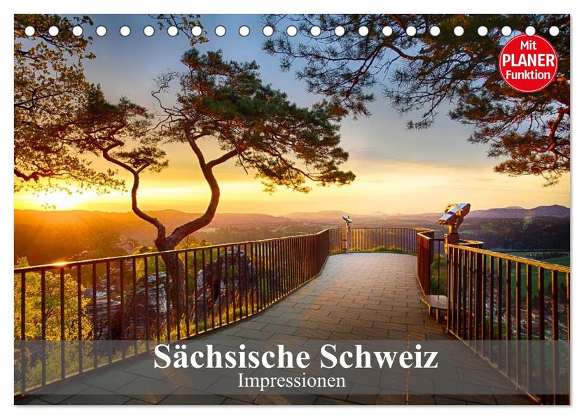 Sächsische Schweiz - Impressionen (Tischkalender 2027 DIN A5 quer) CALVENDO Monatskalender