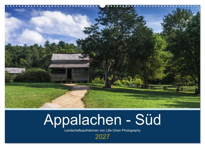 Appalachen - Süd (Wandkalender 2027 DIN A2 quer) CALVENDO Monatskalender
