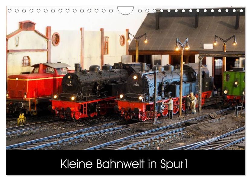 Kleine Bahnwelt in Spur 1 (Wandkalender 2027 DIN A4 quer) CALVENDO Monatskalender