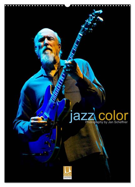 jazz color (Wandkalender 2027 DIN A2 hoch) CALVENDO Monatskalender