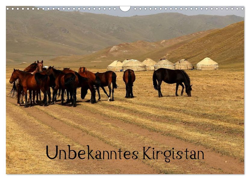 Unbekanntes Kirgistan (Wandkalender 2027 DIN A3 quer) CALVENDO Monatskalender