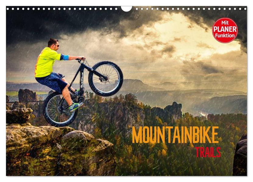 Mountainbike Trails (Wandkalender 2027 DIN A3 quer) CALVENDO Monatskalender