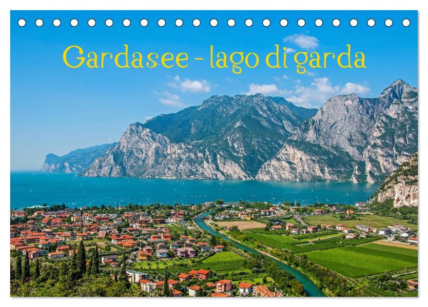 Gardasee - lago di Garda by Sascha Ferrari (Tischkalender 2027 DIN A5 quer) CALVENDO Monatskalender