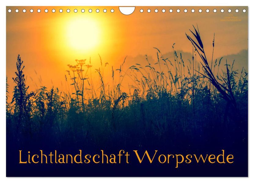 Lichtlandschaft Worpswede (Wandkalender 2027 DIN A4 quer) CALVENDO Monatskalender