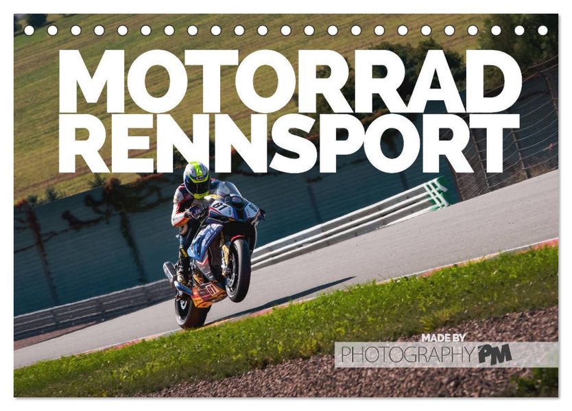 Motorrad Rennsport (Tischkalender 2027 DIN A5 quer) CALVENDO Monatskalender