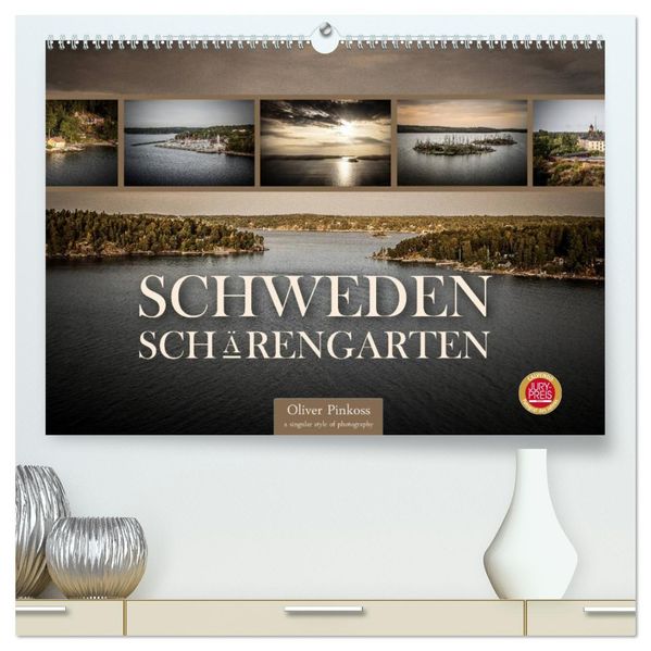 Schweden Schärengarten (hochwertiger Premium Wandkalender 2027 DIN A2 quer) Kunstdruck in Hochglanz