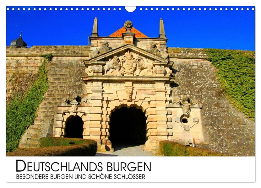 Deutschlands Burgen - besondere Burgen und schöne Schlösser (Wandkalender 2027 DIN A3 quer) CALVENDO Monatskalender