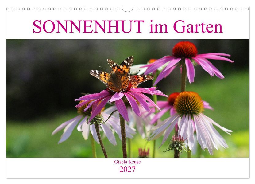 Sonnenhut im Garten (Wandkalender 2027 DIN A3 quer) CALVENDO Monatskalender