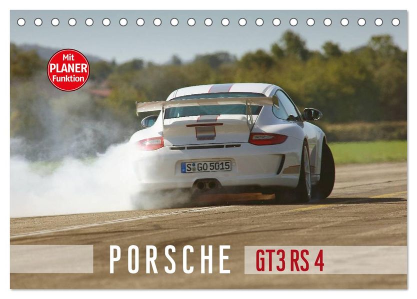 Porsche GT3RS 40 (Tischkalender 2027 DIN A5 quer) CALVENDO Monatskalender