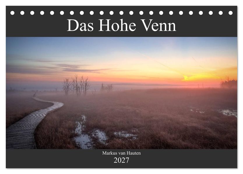 Das Hohe Venn (Tischkalender 2027 DIN A5 quer) CALVENDO Monatskalender