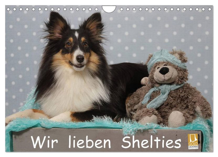Wir lieben Shelties (Wandkalender 2027 DIN A4 quer) CALVENDO Monatskalender
