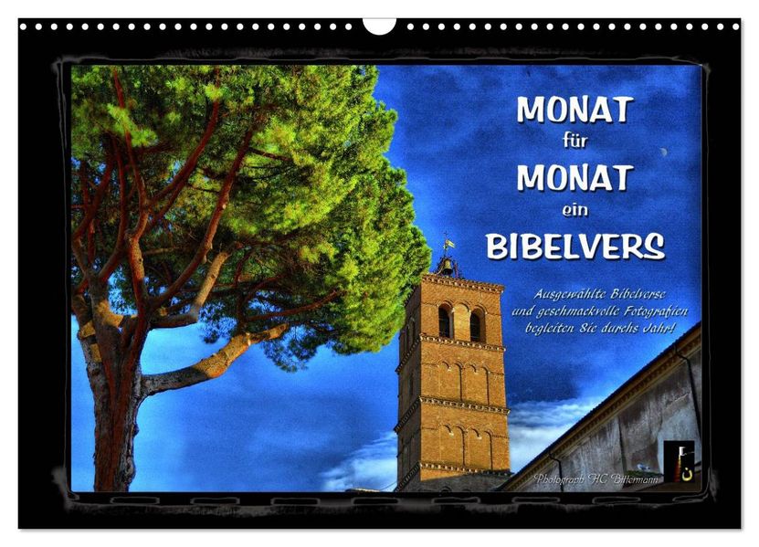 Monat für Monat ein Bibelvers (Wandkalender 2027 DIN A3 quer) CALVENDO Monatskalender
