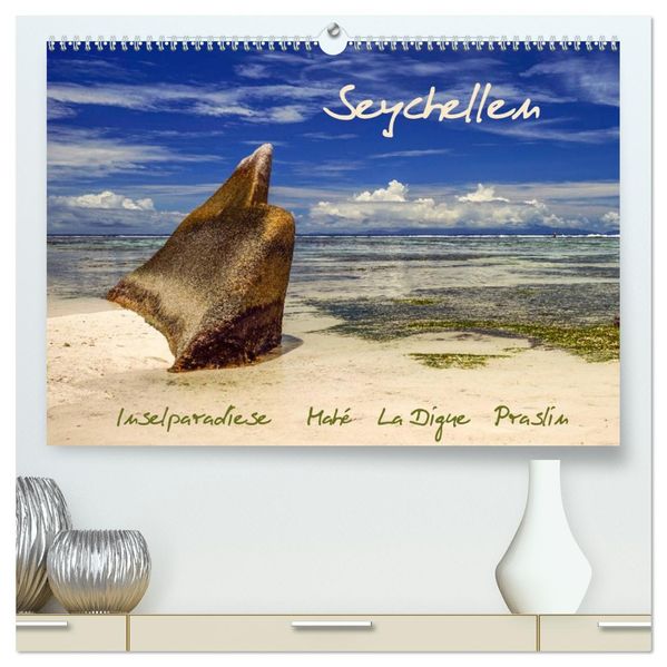 Seychellen - Inselparadiese Mahé La Digue Praslin (hochwertiger Premium Wandkalender 2027 DIN A2 quer) Kunstdruck in Hochglanz
