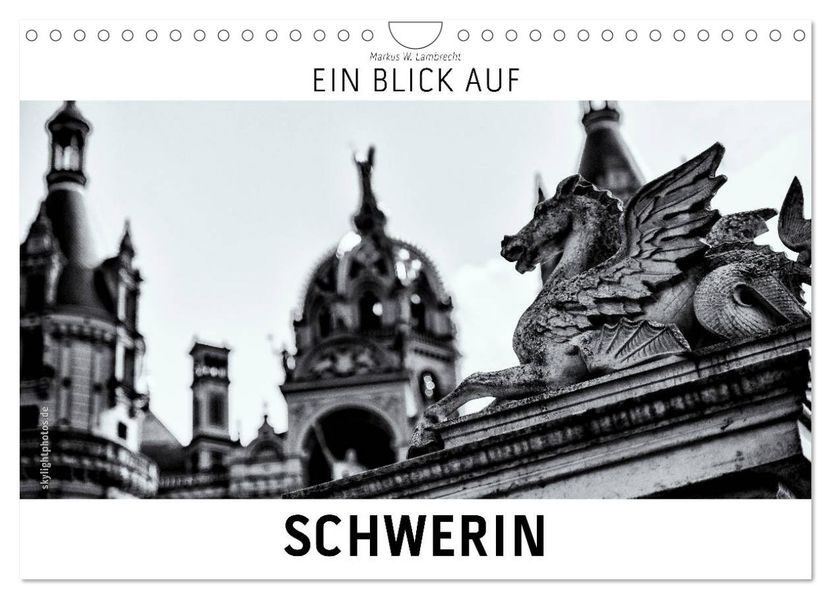 Ein Blick auf Schwerin (Wandkalender 2027 DIN A4 quer) CALVENDO Monatskalender