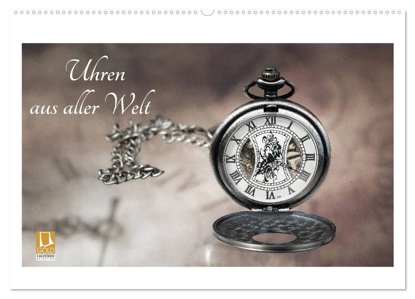 Uhren aus aller Welt (Wandkalender 2027 DIN A2 quer) CALVENDO Monatskalender