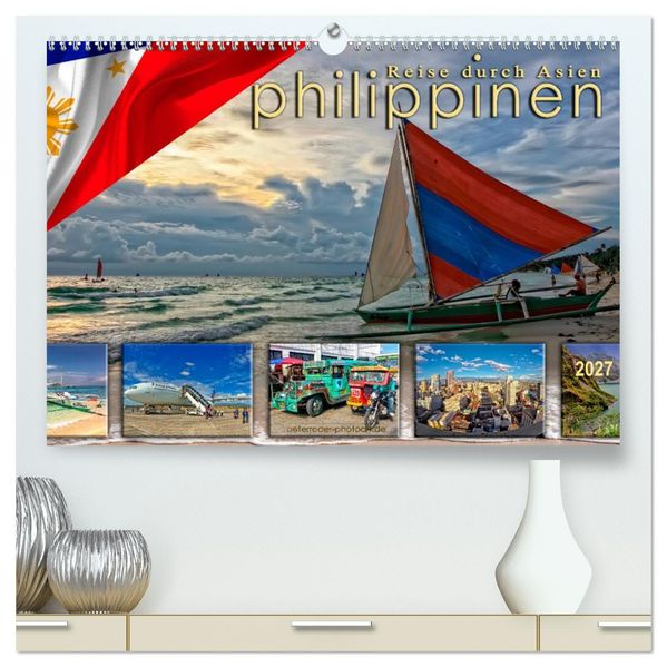 Reise durch Asien - Philippinen (hochwertiger Premium Wandkalender 2027 DIN A2 quer) Kunstdruck in Hochglanz