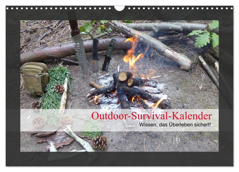 Outdoor-Survival-Kalender (Wandkalender 2027 DIN A3 quer) CALVENDO Monatskalender