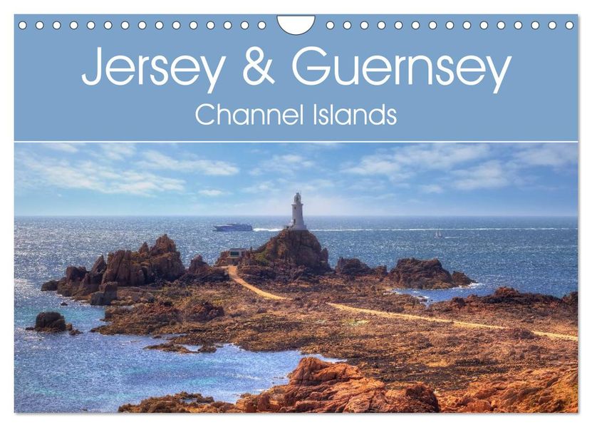 Jersey & Guernsey - Channel Islands (Wall Calendar 2027 DIN A4 landscape) CALVENDO 12 Month Wall Calendar