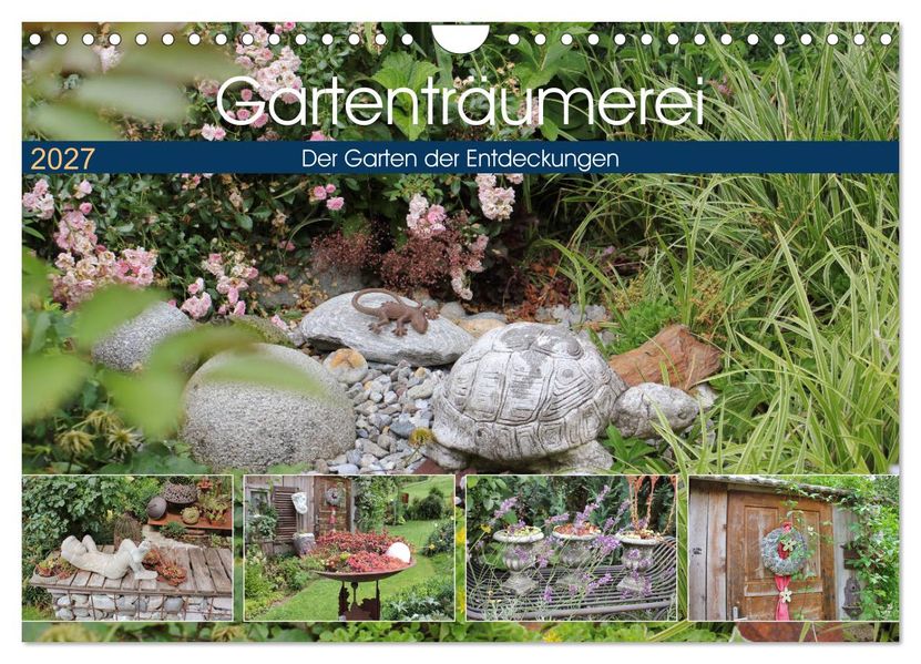 Gartenträumerei (Wandkalender 2027 DIN A4 quer) CALVENDO Monatskalender