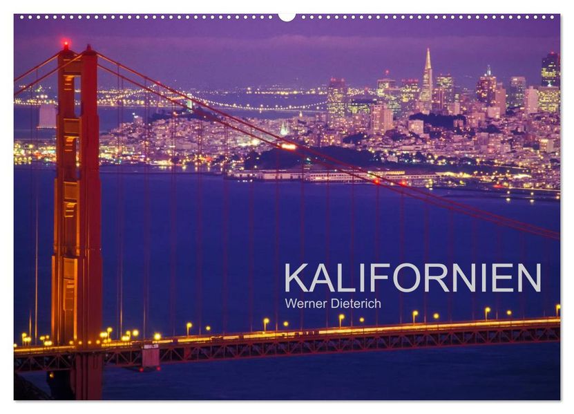 KALIFORNIEN (Wandkalender 2027 DIN A2 quer) CALVENDO Monatskalender