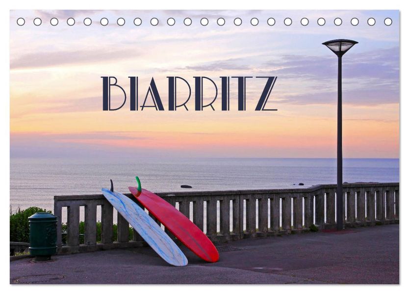 Biarritz (Tischkalender 2027 DIN A5 quer) CALVENDO Monatskalender