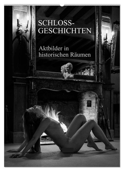 Schlossgeschichten - Aktbilder in historischen Räumen (Wandkalender 2027 DIN A2 hoch) CALVENDO Monatskalender