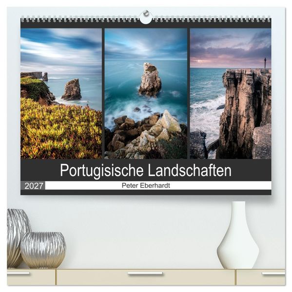 Portugisische Landschaften (hochwertiger Premium Wandkalender 2027 DIN A2 quer) Kunstdruck in Hochglanz