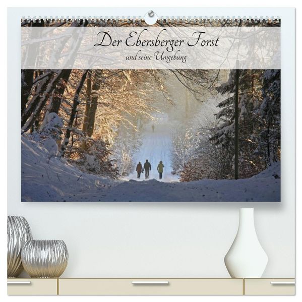 Der Ebersberger Forst und seine Umgebung (hochwertiger Premium Wandkalender 2027 DIN A2 quer) Kunstdruck in Hochglanz