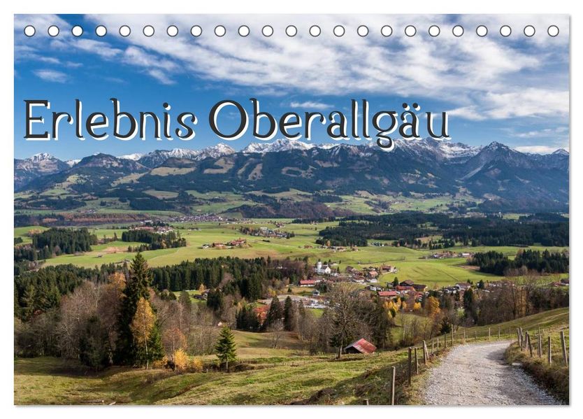 Erlebnis Oberallgäu (Tischkalender 2027 DIN A5 quer) CALVENDO Monatskalender