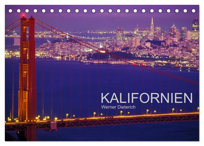 KALIFORNIEN (Tischkalender 2027 DIN A5 quer) CALVENDO Monatskalender