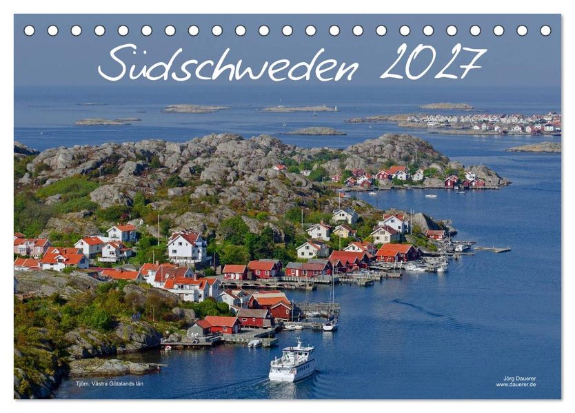Südschweden (Tischkalender 2027 DIN A5 quer) CALVENDO Monatskalender
