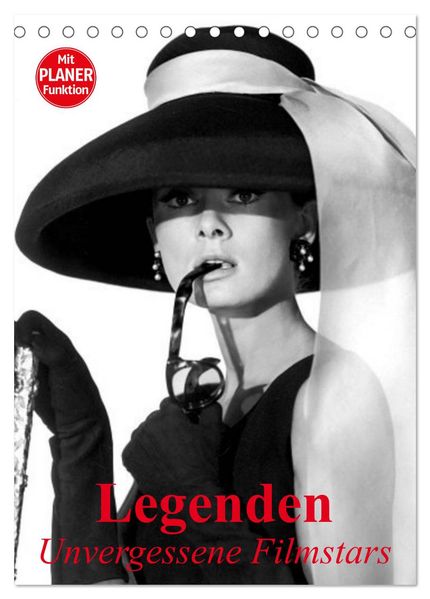 Legenden - Unvergessene Filmstars (Tischkalender 2027 DIN A5 hoch) CALVENDO Monatskalender