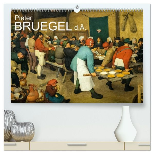 Pieter Bruegel d.Ä. (hochwertiger Premium Wandkalender 2027 DIN A2 quer) Kunstdruck in Hochglanz