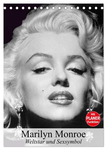 Marilyn Monroe. Weltstar und Sexsymbol (Tischkalender 2027 DIN A5 hoch) CALVENDO Monatskalender