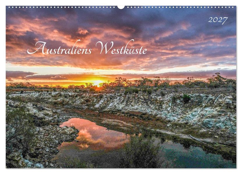 Australiens Westküste (Wandkalender 2027 DIN A2 quer) CALVENDO Monatskalender