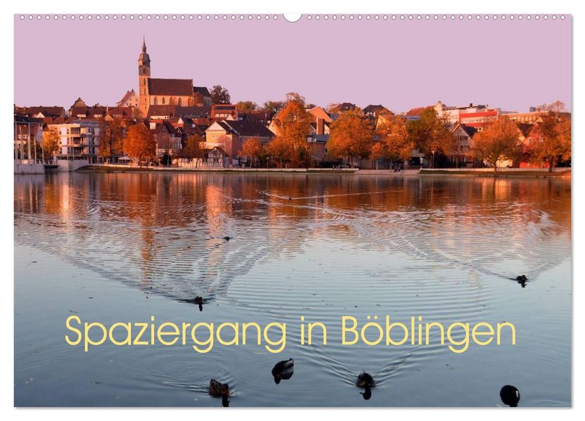 Spaziergang in Böblingen (Wandkalender 2027 DIN A2 quer) CALVENDO Monatskalender