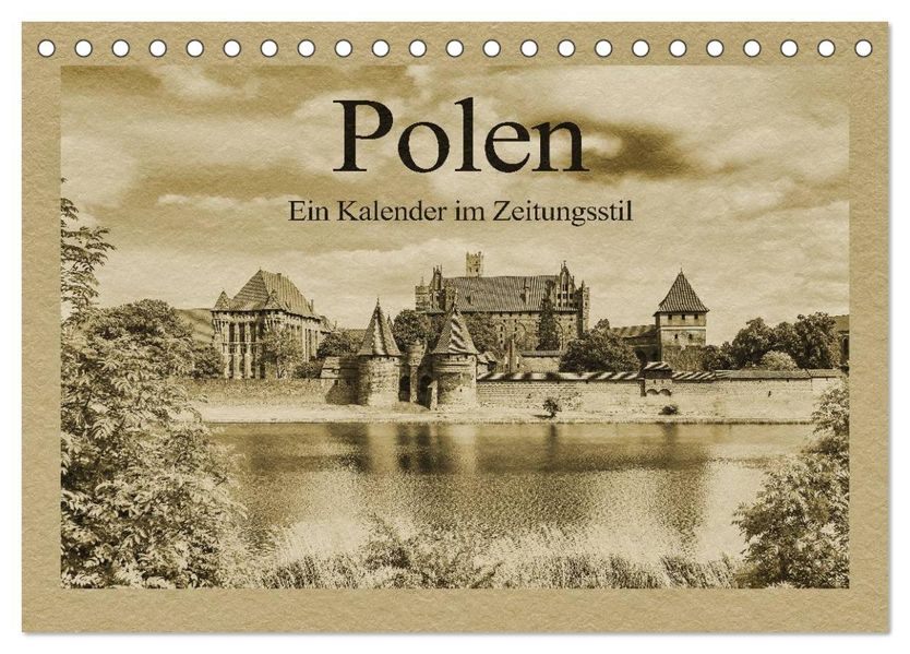 Polen - Ein Kalender im Zeitungsstil (Tischkalender 2027 DIN A5 quer) CALVENDO Monatskalender
