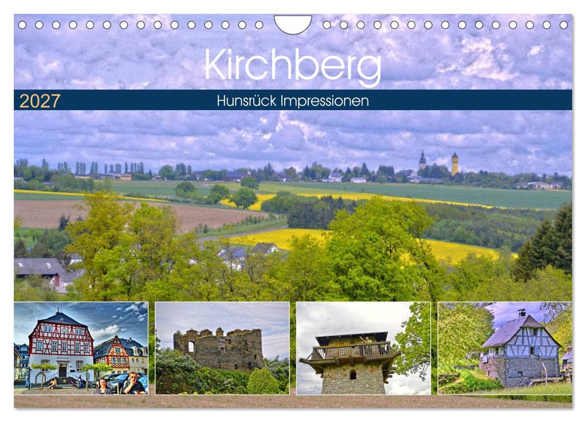 Kirchberg Hunsrück Impressionen (Wandkalender 2027 DIN A4 quer) CALVENDO Monatskalender