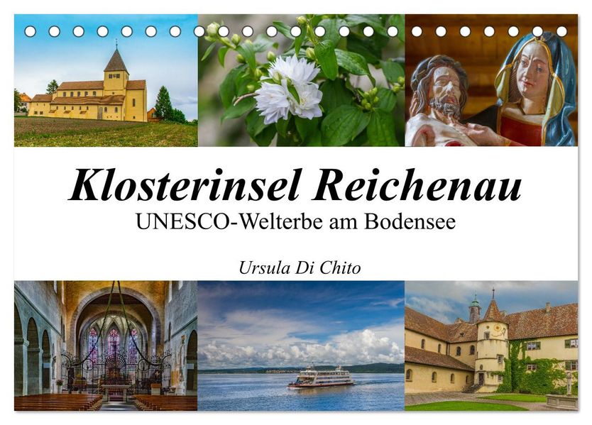 Klosterinsel Reichenau - UNESCO-Welterbe am Bodensee (Tischkalender 2027 DIN A5 quer) CALVENDO Monatskalender