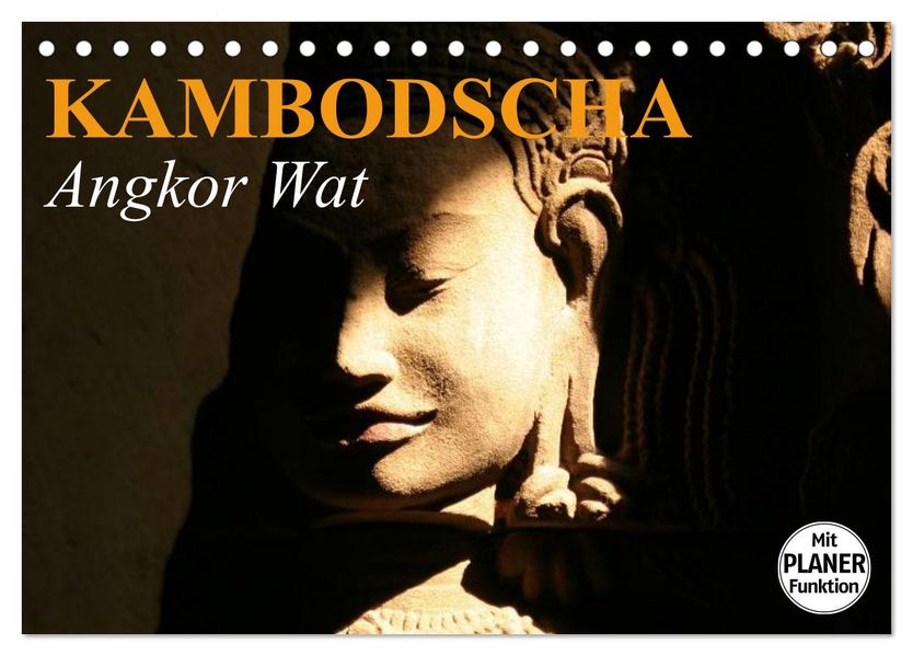 Kambodscha. Angkor Wat (Tischkalender 2027 DIN A5 quer) CALVENDO Monatskalender