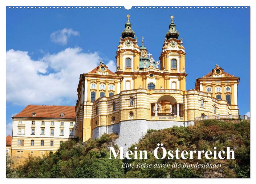 Mein Österreich. Eine Reise durch die Bundesländer (Wandkalender 2027 DIN A2 quer) CALVENDO Monatskalender