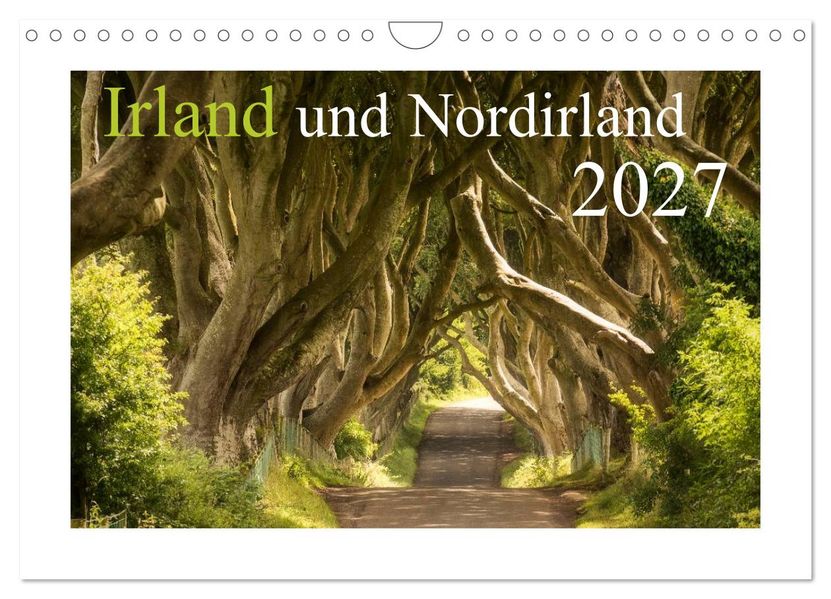 Irland und Nordirland 2027 (Wandkalender 2027 DIN A4 quer) CALVENDO Monatskalender