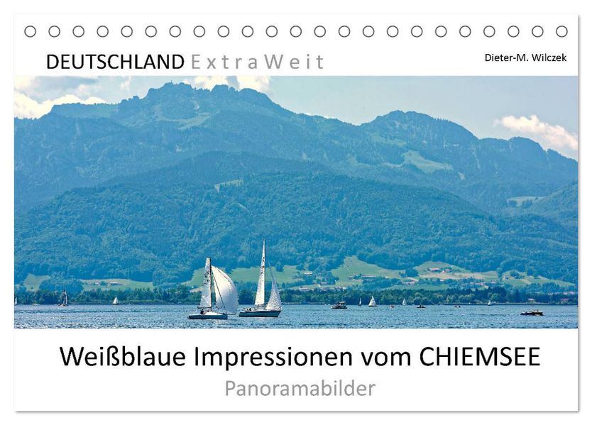 Weißblaue Impressionen vom Chiemsee (Tischkalender 2027 DIN A5 quer) CALVENDO Monatskalender