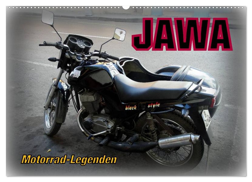 Motorrad-Legenden: JAWA (Wandkalender 2027 DIN A2 quer) CALVENDO Monatskalender