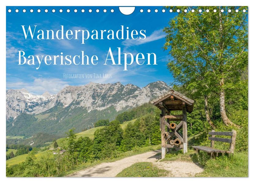 Wanderparadies Bayerische Alpen (Wandkalender 2027 DIN A4 quer) CALVENDO Monatskalender