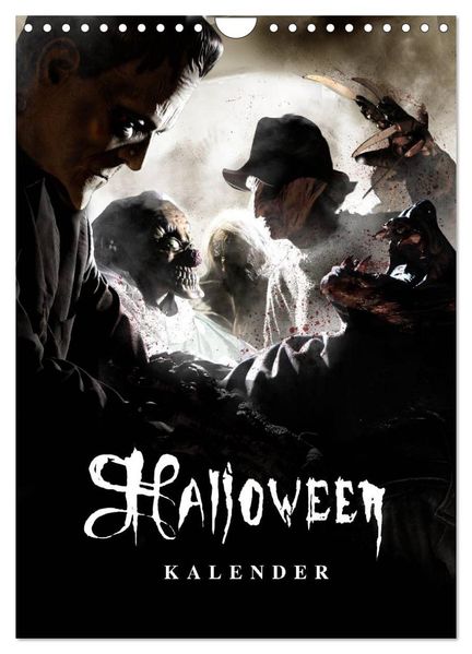 Halloween Optische Illusionen - Kalender 2027 (Wandkalender 2027 DIN A4 hoch) CALVENDO Monatskalender