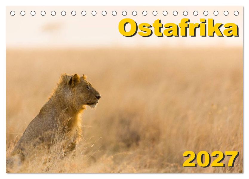 Ostafrika (Tischkalender 2027 DIN A5 quer) CALVENDO Monatskalender