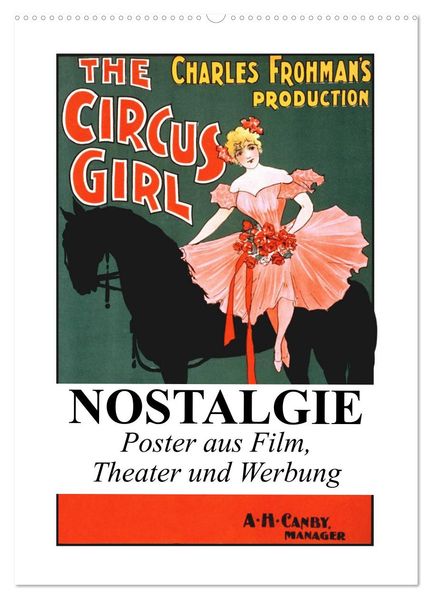 NOSTALGIE Poster aus Film Theater und Werbung (Wandkalender 2027 DIN A2 hoch) CALVENDO Monatskalender