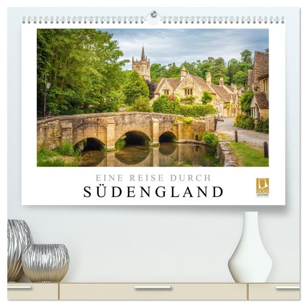 Eine Reise durch Südengland (hochwertiger Premium Wandkalender 2027 DIN A2 quer) Kunstdruck in Hochglanz