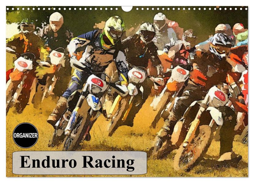 Enduro Racing (Wall Calendar 2027 DIN A3 landscape) CALVENDO 12 Month Wall Calendar